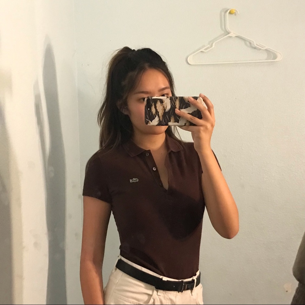 Lacoste Button Up Polo Shirt